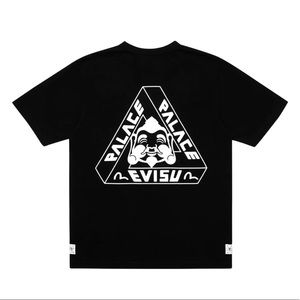 PALACE Skateboards x EVISU Black T-Shirt Size XL